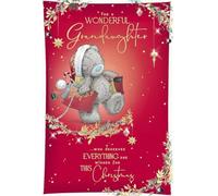 GRANDDAUGHTER Christmas Card Me to You Bear