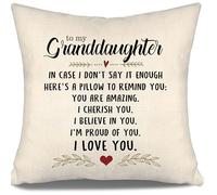 Granddaughter Cushion Cover In Case I Don't Say It Enough Here's A Pillow To Remind You You Are Amazing I Cherish You I Believe In You I Love You Granddaughter Reminder Birthday
