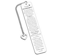 Granddaughter Gifts from Grandma, Gifts for Granddaughter, Grandma Granddaughter Gifts, to My Granddaughter Book Marks for Reading Kids, Christmas Graduation Birthday Gifts for Granddaughter