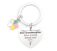 Granddaughter Keyrings Granddaughter Gifts for Granddaughter Gifts Back to School Gift First Day at School Gifts for Girls Starting Schools Gifts First Day of Schools Gift Keyring Christmas Presents
