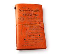 Granddaughter Leather Journal Notebook from Nana - to My Granddaughter Never Forget That I Love You Engraved Leather Travel Journal You are My Sunshine Embossed Writing Journal Gift