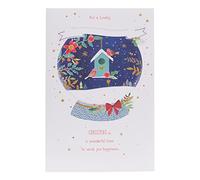 Granddaughter & ... Multi Caption Christmas Greeting Card & Stick On Captions 648033