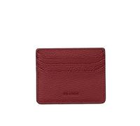 grande 3633 Genuine Leather Card Holder for Women and Men Super Slim Minimalist Small Snap Wallet (Burgundy)