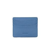 grande 3633 Genuine Leather Card Holder for Women and Men Super Slim Minimalist Small Snap Wallet (Iced Blue)
