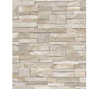3D Slate Stone Brick Effect Wallpaper Washable Vinyl