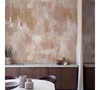 Grandeco Abstract Texture Plaster Effect 3 Panel Repeatable Textured Mural, Blush 1.59 X 2.8M