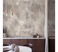 Grandeco Abstract Texture Plaster Effect 3 Panel Repeatable Textured Mural, Neutral, 1.59 X 2.8M