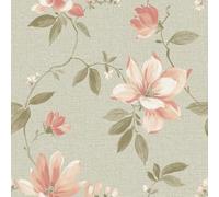 Grandeco Adeline Sage Wallpaper