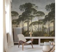 Grandeco Ancient Landscape Trees 3 Lane repeatable Textured Mural, 1.59 x 2.8m