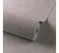 Grandeco Annabella Distressed Plaster Textured Wallpaper, Grey Brown