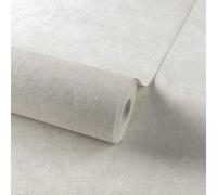 Annabella Distressed Plaster Textured Wallpaper Grandeco White 1 Pack
