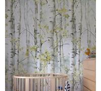 Grandeco Betula Silver Birch Trees Spring Forest 3 Panel Repeatable Mural 1.59 X 2.8M