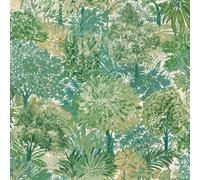 Grandeco Blossom Tree Green Wallpaper Vibrant Botanical Paste The Wall Vinyl