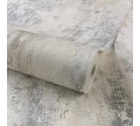 Grandeco Wallpaper Jungle Fever JF1101 – Grey Cream Taupe Mild Relief Realistic Textured