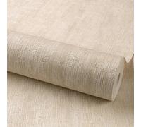 Grandeco Boutique Aspen Bark Texture Luxury Weight Embossed Wallpaper, Beige