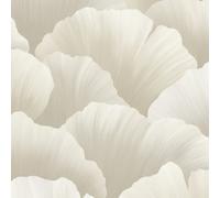 Grandeco Boutique Coral Petal Luxury Weight Embossed Wallpaper, Grey