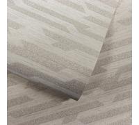 Grandeco Boutique Dioret Stacked Stones Luxury Weight Embossed Wallpaper, Grey, Grey