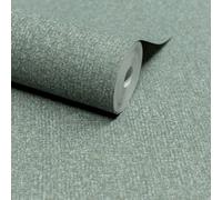 Grandeco Boutique Monroy Semi Plain Effect Luxury Weight Embossed Wallpaper, Aqua Blue