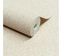 Grandeco Boutique Monroy Semi Plain Effect Luxury Weight Embossed Wallpaper, Neutral