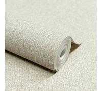 Grandeco Boutique Monroy Semi Plain Effect Luxury Weight Embossed Wallpaper, Off White