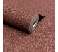 Grandeco Boutique Monroy Semi Plain Effect Luxury Weight Embossed Wallpaper, Red