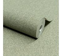 Grandeco Boutique Monroy Semi Plain Effect Luxury Weight Embossed Wallpaper, Sage Green