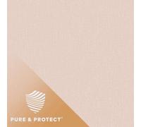 Grandeco Boutique Nursery Pure & Protect Cirrus Woven Linen Textured Antibacterial Wallpaper, Blush Pink