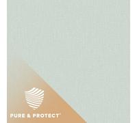 Grandeco Boutique Nursery Pure & Protect Cirrus Woven Linen Textured Antibacterial Wallpaper, Duck Egg