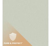 Grandeco Boutique Nursery Pure & Protect Cirrus Woven Linen Textured Antibacterial Wallpaper, Green