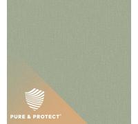 Grandeco Boutique Nursery Pure & Protect Cirrus Woven Linen Textured Antibacterial Wallpaper, Sage Green