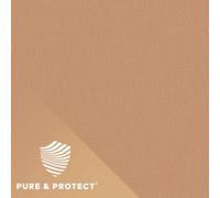 Grandeco Boutique Nursery Pure & Protect Cirrus Woven Linen Textured Antibacterial Wallpaper, Terracotta