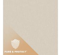 Grandeco Boutique Pure & Protect Cirrus Woven Linen Textured Antibacterial Wallpaper, Ecru
