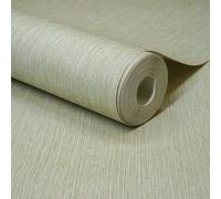 Grandeco Boutique Rays Grasscloth Effect Pvc-Free Eco Wallpaper, Green
