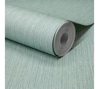 Grandeco Boutique Rays Grasscloth Effect PVC-free Eco Wallpaper, Teal