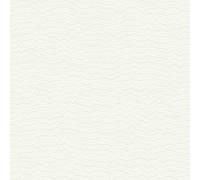 Grandeco Boutique Shell Metallic Curve Luxury Weight Embossed Wallpaper, White, White