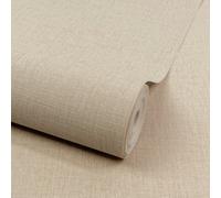 Grandeco Boutique Trente Linen Effect Luxury Weight Embossed Wallpaper, Ash