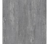 Grandeco Cave Distressed Plaster Blown Vinyl Textured Wallpaper, Charcoal Grey