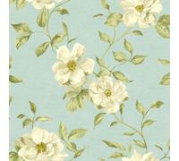 Grandeco Chloe Flower Pattern Floral Rose Motif Metallic Wallpaper A13703
