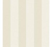 Grandeco Classic Wide Textured Stripe Wallpaper, Beige, Cream