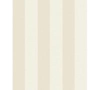 Grandeco Classic Wide Textured Stripe Wallpaper, Beige, Cream