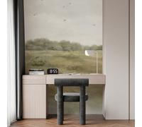 Grandeco Earthy Landscape Scene 3 Panel Repeatable Wallpaper Mural, 1.59 X 2.8M, Sage Green