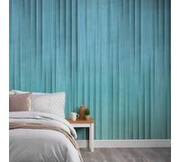 Grandeco Flashy Concrete Blue Ombre 3 Panel Repeatable Textured Mural, 1.59 X 2.8M
