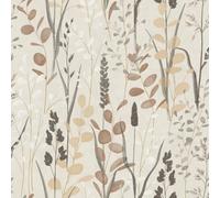 Grandeco Galia Watercolour Wild Flower Medow Textured Wallpaper, Neutral Tones