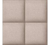 Grandeco Hektor Faux Padded Panel Textured Wallpaper, Pink