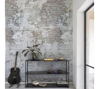 Grandeco Industrial Stressed Rustic Brick Plaster Wall 3 Lane Repeatable Textured Mural, 1.59 X 2.8M
