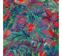 Paradise Flower Wallpaper - Red