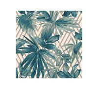 Grandeco Life Forage Teal Wallpaper 156001