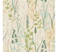 Grandeco Life Karuna Meadow Green Wallpaper A76202