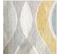 Grandeco Life Perspectives Vinyl Wallpaper Grey Yellow Waves Paste The Wall