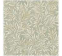 Grandeco Life Willow Trail Sage Vinyl Wallpaper Botanical Leaves Paste The Wall